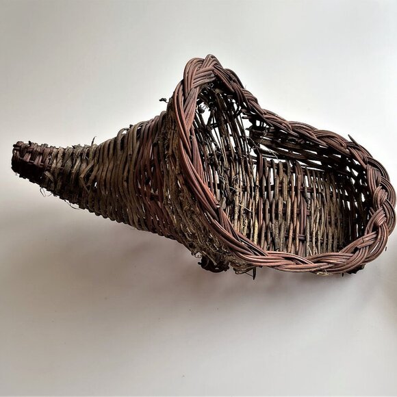 CORNUCOPIA BASKET FALL DÉCOR DIY LIKE NEW - Picture 11 of 14